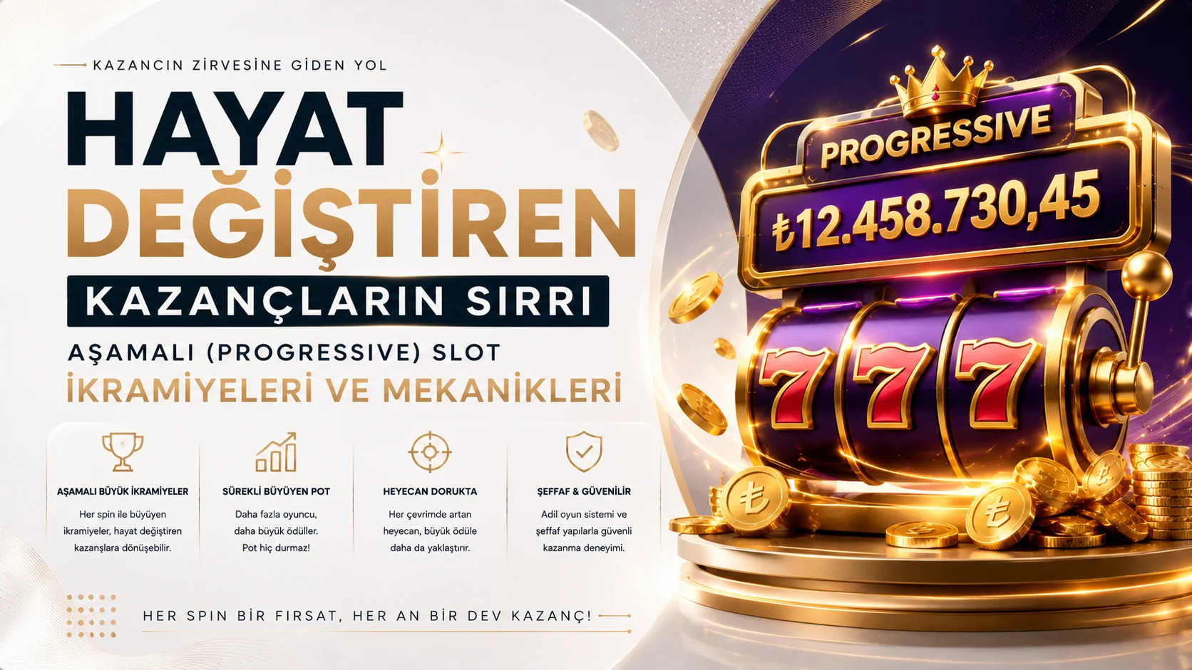 Hayat Değiştiren Kazançların Sırrı Aşamalı (Progressive) Slot İkramiyeleri ve Mekanikleri